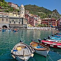 Buy canvas prints of Vernazza, Cinque Terre by Gill Allcock