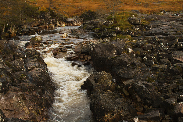 River Etive - Glencoe Picture Board by Peter Elliott 