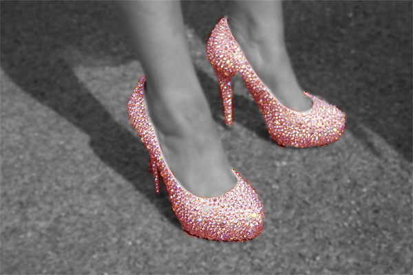 Sparkly red shoes Picture Board by Peter Elliott 