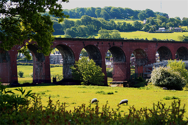Whalley Viaduct Picture Board by Peter Elliott 