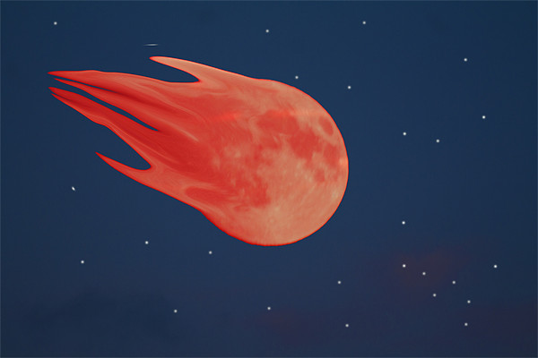 Burning Moon Picture Board by Peter Elliott 