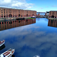 Buy canvas prints of Albert Dock Liverpool by Peter Elliott 