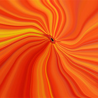 Buy canvas prints of Orange Abstract by Donna Collett