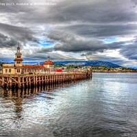 Buy canvas prints of Dunoon Pier by Ian Jeffrey