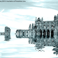 Buy canvas prints of Whitby Abbey by Ian Jeffrey