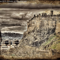 Buy canvas prints of Edinburgh Castle by Ian Jeffrey
