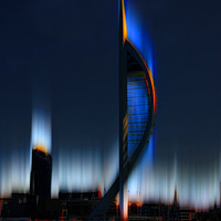 Buy canvas prints of Spinnaker Tower by Ian Jeffrey