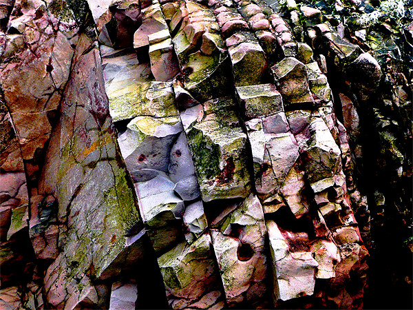 Coloured rocks Picture Board by Ian Jeffrey