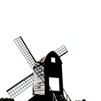 Buy canvas prints of Windmill by Ian Jeffrey