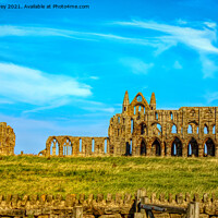 Buy canvas prints of Whitby Abbey  by Ian Jeffrey