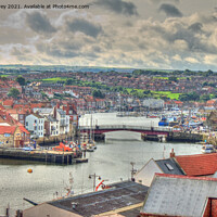 Buy canvas prints of Whitby Harbour  by Ian Jeffrey