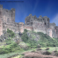 Buy canvas prints of Bamburgh Castle by Ian Jeffrey