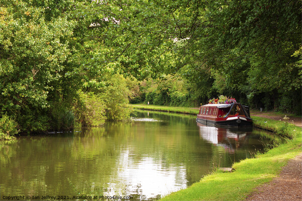 Narrowboating Picture Board by Ian Jeffrey