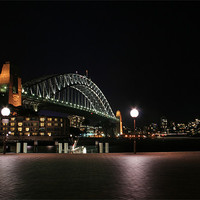 Buy canvas prints of Sydney Harbour Bridge by Nigel Coomber