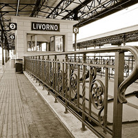 Buy canvas prints of Livorno Train Station by Nic Christie