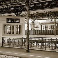 Buy canvas prints of Livorno Station by Nic Christie