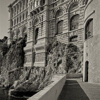Buy canvas prints of Monaco Grimaldi Palace by Nic Christie