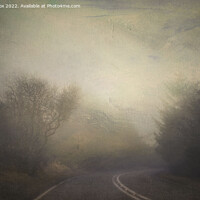 Buy canvas prints of foggy road by Dawn Cox