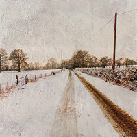 Buy canvas prints of The long road home by Dawn Cox