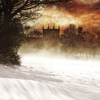 Buy canvas prints of St lukes in the snow by Dawn Cox