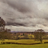 Buy canvas prints of View across the Kent Weald by Dawn Cox