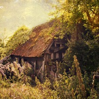 Buy canvas prints of Enchanted Cottage by Dawn Cox