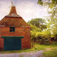 Buy canvas prints of Bough Beech Oast by Dawn Cox