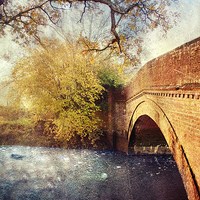 Buy canvas prints of Bridge over troubled water by Dawn Cox