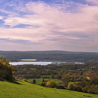 Buy canvas prints of View from Ide Hill, Kent by Dawn Cox