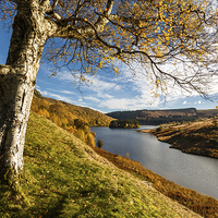 Buy canvas prints of Elan Valley autumn view by Izzy Standbridge