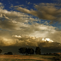 Buy canvas prints of Theres a storm coming by richard downes