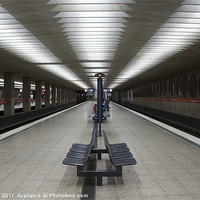 Buy canvas prints of Munich U-Bahn - No.1 by Wyn Blight