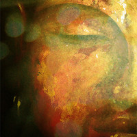 Buy canvas prints of Buddha abstract by K. Appleseed.