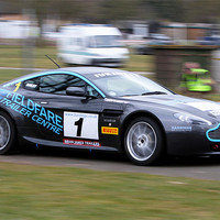 Buy canvas prints of Aston Martin Rallycar by Phil Hall