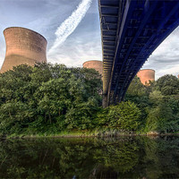 Buy canvas prints of Iron bridge power station by Tony Bates