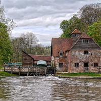 Buy canvas prints of Mapledurham water mill by Tony Bates