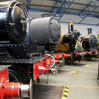 Buy canvas prints of York National railway museum by Tony Bates