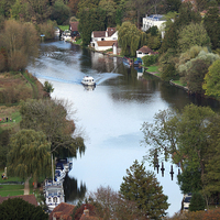 Buy canvas prints of  Goring on Thames by Tony Bates