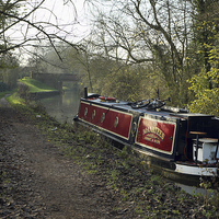 Buy canvas prints of  Kennet and Avon long boat by Tony Bates
