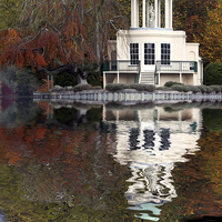 Buy canvas prints of  Temple Island Henley-on-Thames by Tony Bates