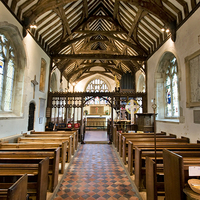 Buy canvas prints of  St Peter & Paul's Church Yattendon by Tony Bates