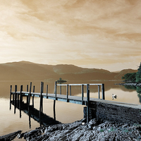 Buy canvas prints of  Hawes end Derwent water by Tony Bates