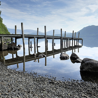 Buy canvas prints of  Derwent water Cumbria by Tony Bates