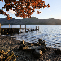 Buy canvas prints of  Derwent Water Cumbria by Tony Bates