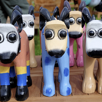 Buy canvas prints of  Gromit models by Tony Bates