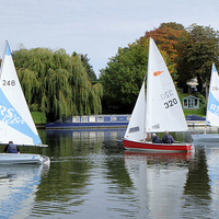 Buy canvas prints of  Sailing on the river Thames by Tony Bates