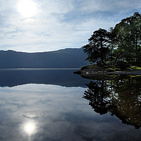 Buy canvas prints of Derwent water Cumbria by Tony Bates