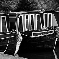 Buy canvas prints of Kennet and Avon narrow boats by Tony Bates