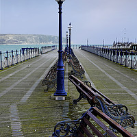 Buy canvas prints of Swanage Pier Dorset by Tony Bates