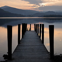 Buy canvas prints of Ashness landing stage by Tony Bates
